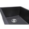 Msi Black Single Bowl 31in X 19in Quartz Undermount  Kitchen Sink ZOR-QTZ-SBSNK-0103 - alternate 4